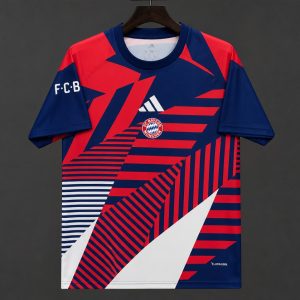 2026/27 Bayern Munich Navy Red White Pre-match Jersey - Front