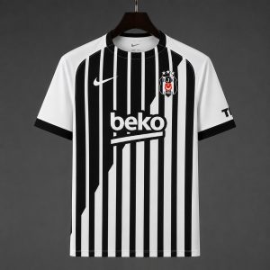 2026/27 Beşiktaş JK Black & White Stripes Home Jersey - Front
