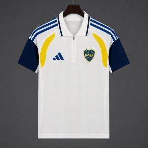 2026/27 Boca Juniors Training White Polo Jersey - Front