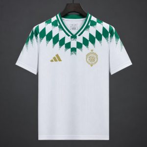 2026/27 Celtic Stadium Pack White Jacquard 60Th Anniversary Jersey - Front