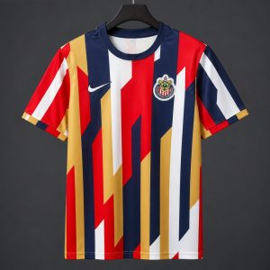 2026/27 Chivas Guadalajara Special‑Edition Red‑Gold‑Blue‑White Jersey - Front
