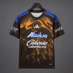 2026/27 Club América Dark Brown with Orange Eagle Graphic Third Jersey - Front