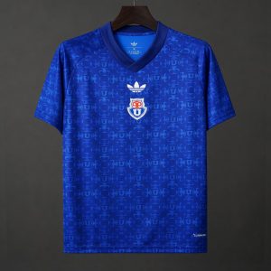 2026/27 Club Universidad de Chile Blue with Monogram Pattern Home Jersey - Front