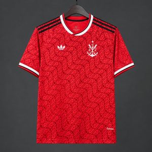 2026/27 Clube de Regatas do Flamengo Third Red with Dark Jersey - Front