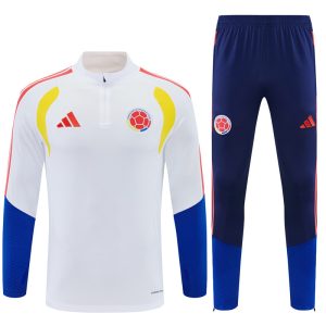 2026-27 Colombia White Tracksuit - Front