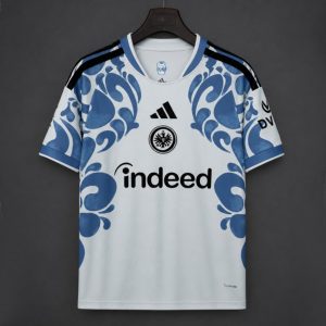 2026/27 Eintracht Frankfurt Third White‑Blue Jersey - Front
