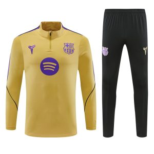 2026-27 FC Barcelona Gold Tracksuit - Collaboration Edition - Front