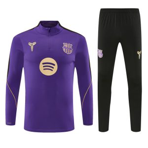 2026-27 FC Barcelona Purple Tracksuit - Collaboration Edition - Front