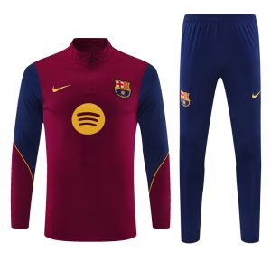 2026-27 FC Barcelona Red Tracksuit - Front