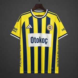 2026/27 Fenerbahçe SK Yellow & Navy Blue Stripes Home Jersey - Front