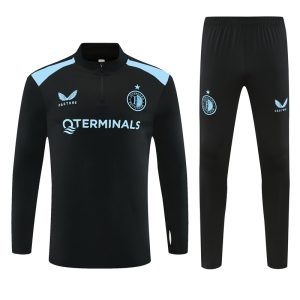 2026-27 Feyenoord Black Tracksuit - Front