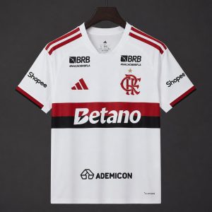 2026/27 Flamengo Away Jersey With Full Sponsor - Front