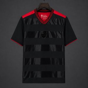 2026/27 Flamengo Special Edition Black Red Horizontal Stripes Jersey - Front