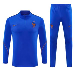 2026-27 France Royal Blue Tracksuit - Front