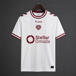2026/27 Heart of Midlothian FC Away White Jersey - Front