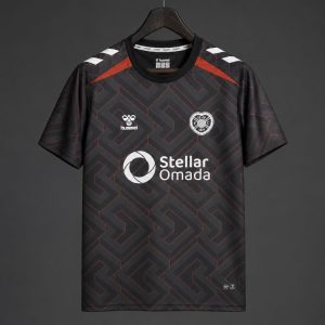 2026/27 Heart of Midlothian FC Goalkeeper Away Black Jersey - Front