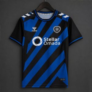 2026/27 Heart of Midlothian FC Third Blue&Black Stripe Jersey - Front