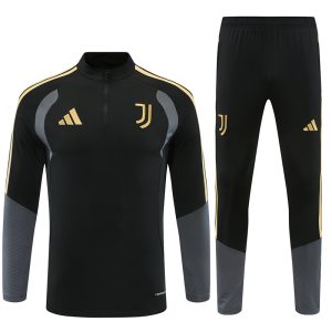 2026-27 Juventus Black Tracksuit - Front