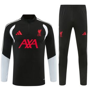 2026-27 Liverpool Black Tracksuit - Front
