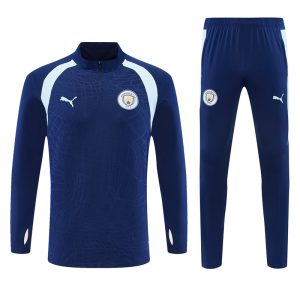 2026-27 Manchester City Navy Blue Tracksuit - Front