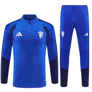2026-27 Manchester United Royal Blue Tracksuit - Front
