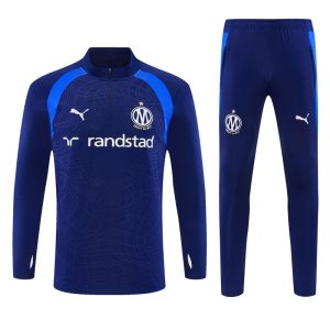 2026-27 Marseille Navy Blue Tracksuit - Front