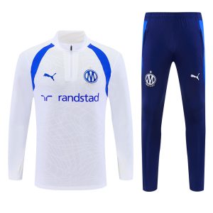 2026-27 Marseille White Tracksuit - Front