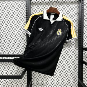 2026/27 Mens Real Madrid Casual Black Jersey - Front