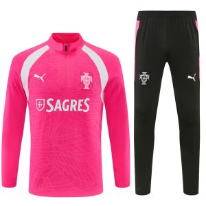 2026-27 Portugal Pink Tracksuit - Front