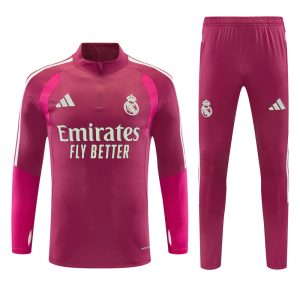 2026-27 Real Madrid Magenta Tracksuit - Front
