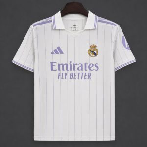 New arrivals 2026/27 Real Madrid Vintage Style White POLO Jersey - Front
