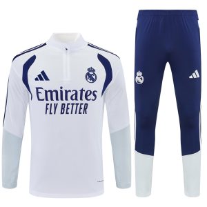 2026-27 Real Madrid White Tracksuit - Front