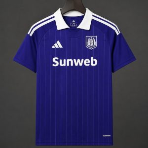 2026/27 RSC Anderlecht Purple Pinstripe Home Jersey - Front