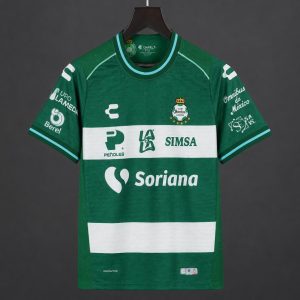 2026/27 Santos Laguna Home Green White Jersey - Front
