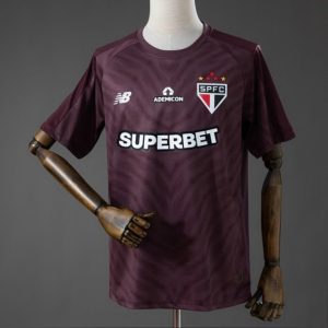 2026/27 Sao Paulo Goalkeeper Jersey - Deep Burgundy - Front