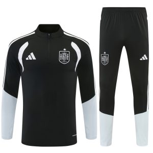 2026-27 Spain Black Tracksuit - Front