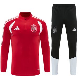2026-27 Spain Red and White Tracksuit - Front