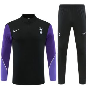 2026-27 Tottenham Hotspur Black Tracksuit - Front
