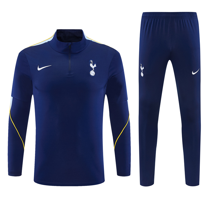 2026-27 Tottenham Hotspur Navy Blue Tracksuit - Front