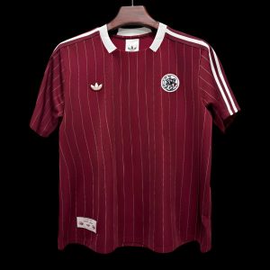 2026 Ajax Adidas Terrace Icons Maroon Jersey - Front