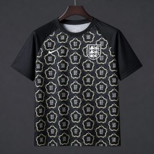 2026 England Women's 500th Game Black Special Edition Training Jersey - Front