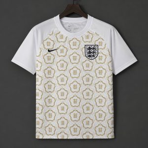2026 England Women's 500th Game White Special Edition Training Jersey - Front