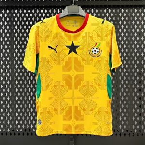 2026 Ghana Away Yellow Jersey - Front