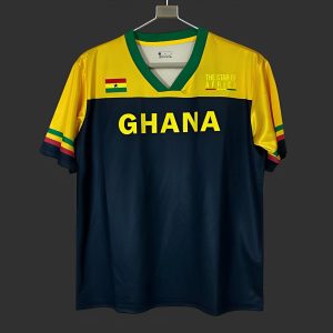 New arrivals 2026 Ghana Yellow Black The Star of Africa Jersey - Front