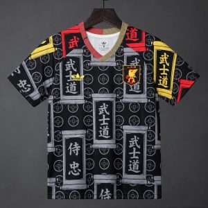 2026 Japan World Cup  Bushido  Black Jersey - Front