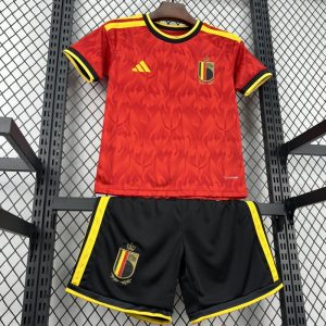 2026 Kids Belgium World Cup Home Kit - Front