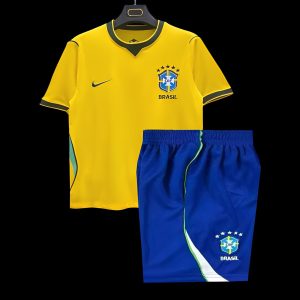 2026 Kids Brazil Home Jersey - Front
