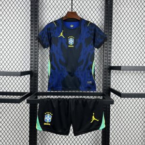 2026 Kids Brazil World Cup Away Kit - Front