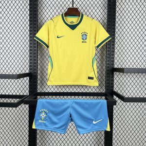 2026 Kids Brazil World Cup Home Kit - Front