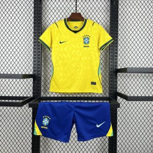 2026 Kids Brazil World Cup Home Kit-2 - Front